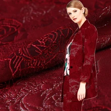 Стальные розы французские импортные трехмерные модные жаккардовые ткани для платья пальто tissus au metre лоскутное tissu telas DIY