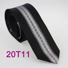 YIBEI coahella галстуки мужские черные галстуки с вырезом тонкий с серебряным узором в горошек вертикальный полосатый галстук тощий 6 см галстук Corbata Casamento