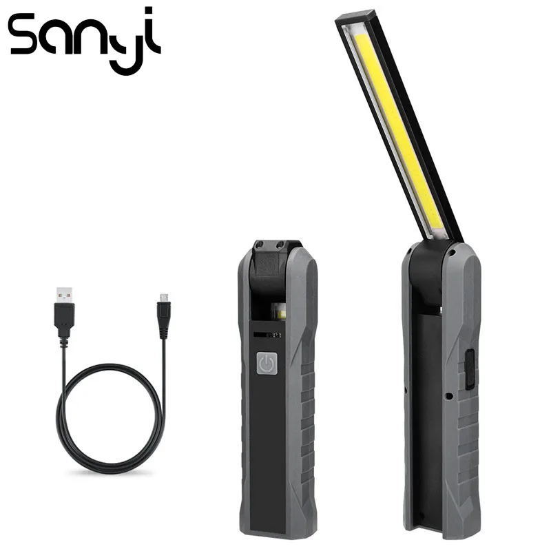 

SANYI USB Rechargeable Built-in Battery Flashlight Torch Camping Portable Lantern 20000 Lumen 4 Modes Working Light for Hunting