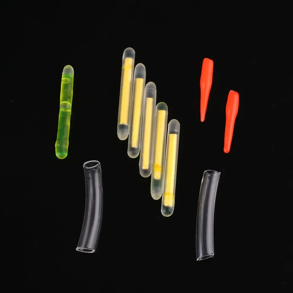 5 قطعة الصيد تعويم Lightstick ضوء قضيب تعويم ليلي توهج مصباح الصيد عصا يطفو العوامة ل معدات الصيد