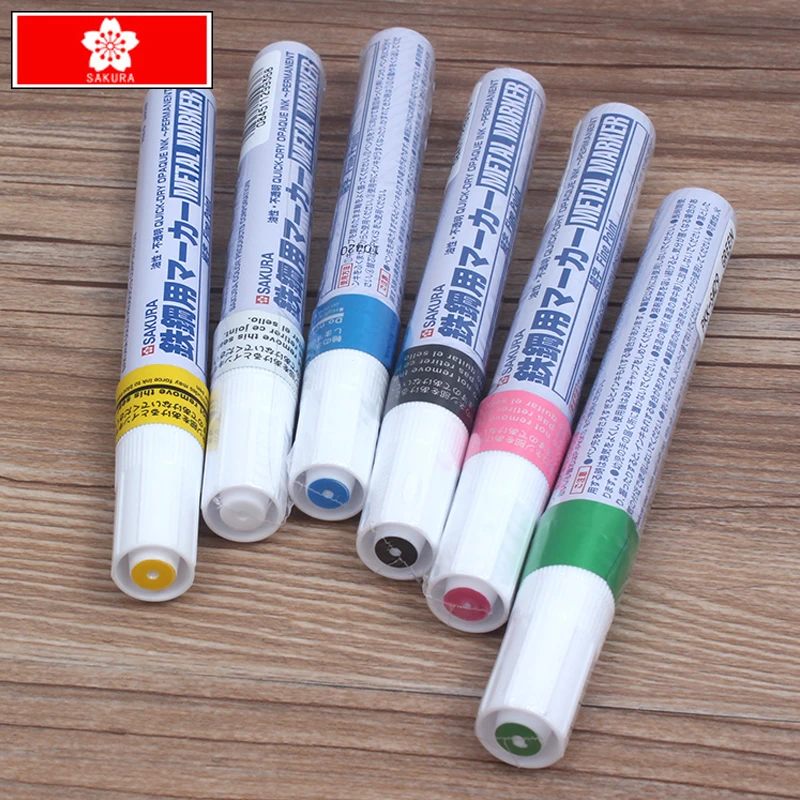 

Sakura Metal Marker Pens Corrosion Protection Wear Resistant Waterproof Refillable For The Shipbuilding Industry Write on Steel