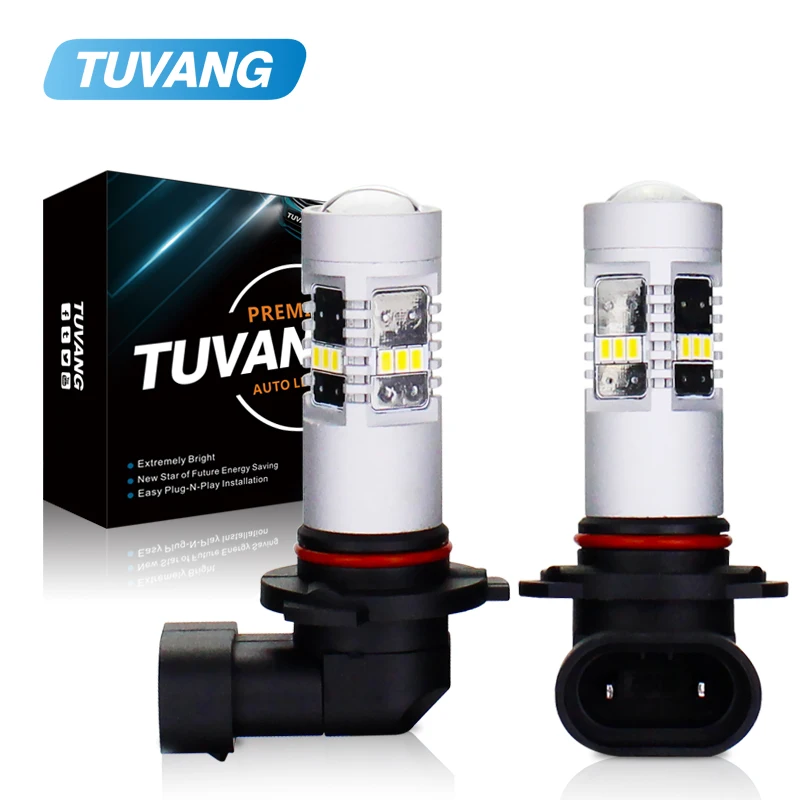 

2x Car Led Fog Bulb H8 H11 9005 9006 H16 HB3 HB4 3020 Chips Daytime Running Light 4300K/6000K Warm White Lamps DRL Headlights