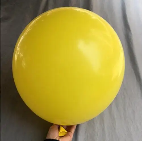 10 шт. 18 дюймов латексные шары Globos игрушки для детей воздушные шары на день рождения шарики для украшения детский день рождения - Цвет: Yellow