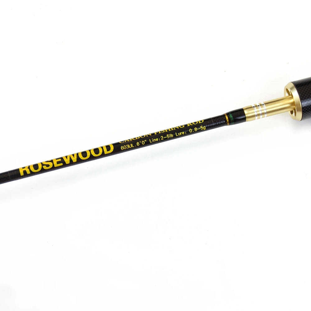 Spinpoler Ultra Light 6-Feet 1.8m Freshwater Trout Bass Fishing Spinning Rod UL Spin Pole (Line Weight 2-5lb Lure Weight 0.8-5g)  (6)