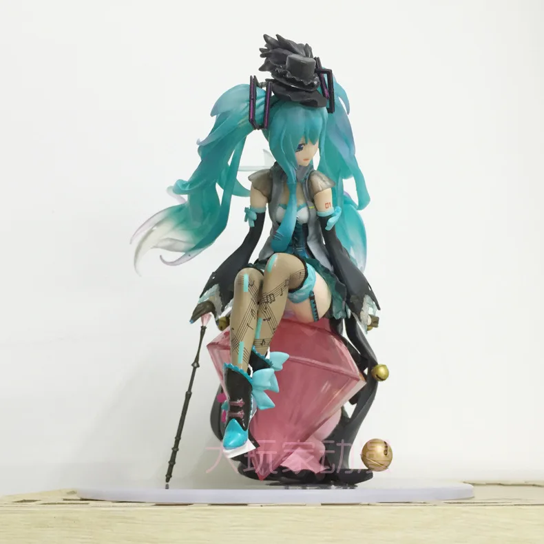 Brand New Vocaloid Hatsune Miku Risa Ebata Ver Scale Painted Anime Action Figure Model PVC Collection Red Diamond Doll for kids (4)