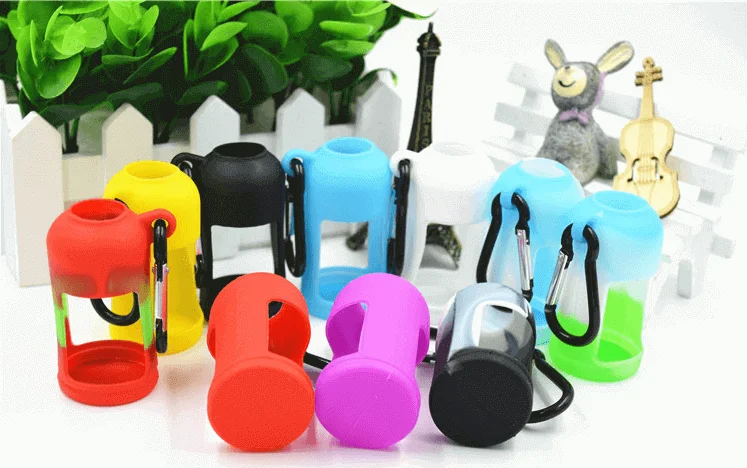 

5PCS Silicone Protective Case for 30ml E Liquid Vape Juice Bottle Soft Pouch Box Protective Colorful Display Case