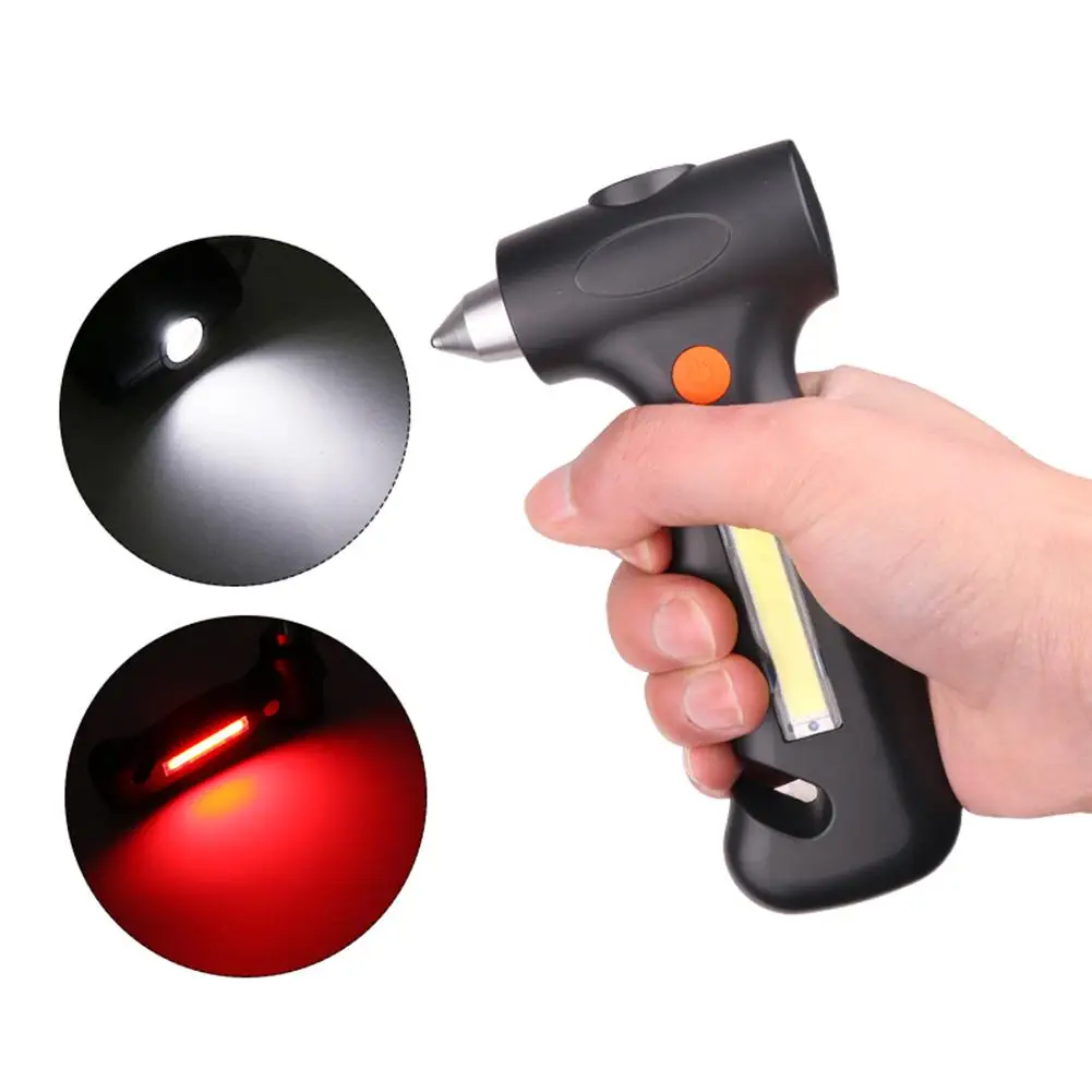 

TPFOCUS Multipurpose Car Vehicle Flashlight Window Breaker Emergency Hammer Tool