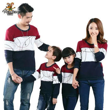 

Plus Size Family Matching Outfits New 2020 Casual Autumn Mother Daughter Father Son Boy Girl Cotton Clothes Set Family Clothing