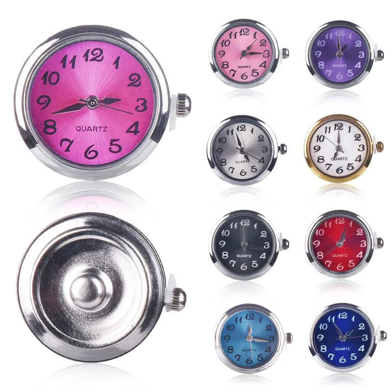Round Quartz Working Pop Charm Watch snap buttons fit 18MM snap bracelet jewelry Fashion Beauty NS1001,fashion bracelet
