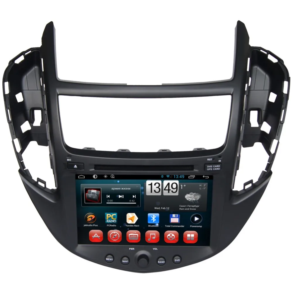 Cheap 8" HD 1024*600 Quad Core Android 6.0 Car DVD Radio GPS Navigation Player for Chevrolet Trax 2013 2014 2015 2016 DVR OBD TPMS OBD 1