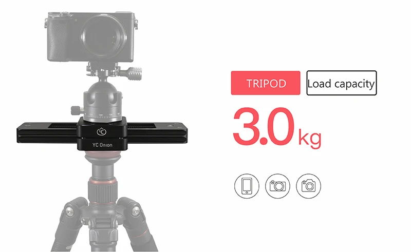 YC ONION Professional Track Dolly Rail Slider Portable Hydraulic Damping Mini Mobile Phone Slider BEST Camera Video Slider (11)