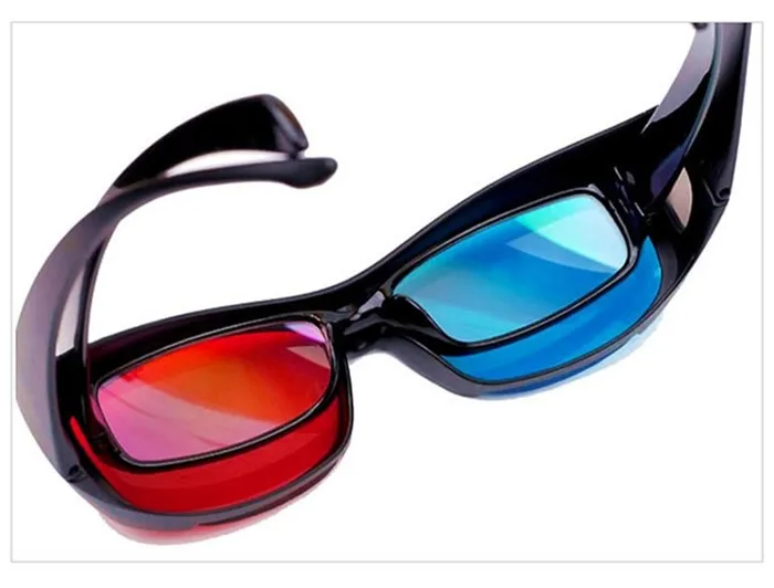 3D солнцезащитные очки для женщин и мужчин ТВ фильм очки Oculos De Sol Gafas De Sol красный с синим lunette de soleil D8