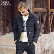 Enjeolon, брендовый Зимний толстый пуховик, мужской светильник, парка, пальто, Мужская теплая парка, пальто, 3XL, пуховик, YR0127