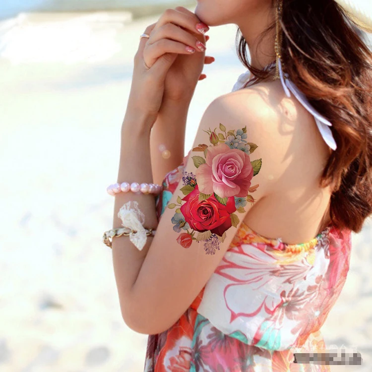 Новинка 2017 водонепроницаемые наклейки на временную татуировку сексуальные