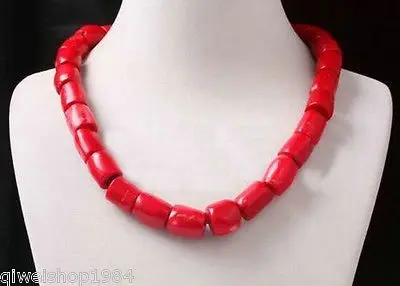

Hot sell ->@@ Hot sale S>>>>>NGenuine sweet red coral bead tibet silver necklace 18" -Top quality free shipping