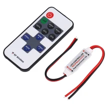12 В RF беспроводной светодиодный пульт дистанционного управления диммер для мини светодиодный светильник SMD5050 3528 5730 5630 3014