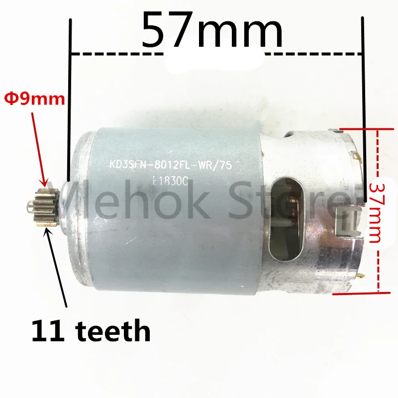 

11 Teeth RS-550 10.8V 12V Motor replace for BOSCH MAKITA Black&Decker Dexter HITACHI Metabo Worx Electric Drill Power Tool part