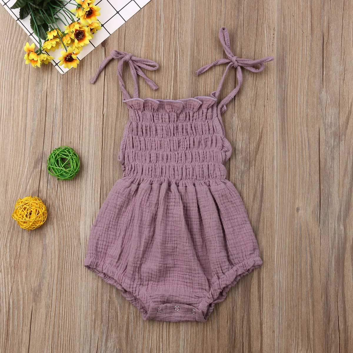 Emmaaby/Летняя Одежда для новорожденных девочек боди костюм подвижных игр 2019| |