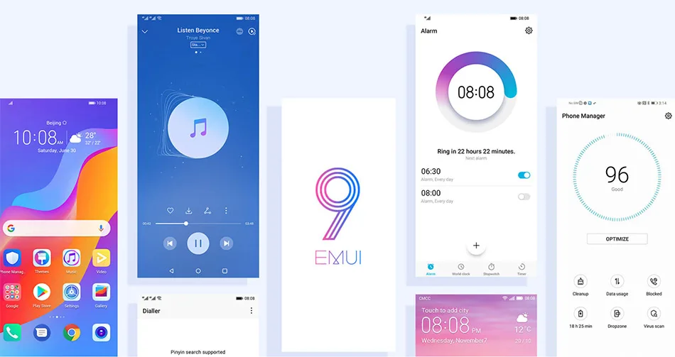 Смартфон Honor 8A 3 + 64 ГБ Android 9 0 8 ядер 6 09 дюйма 1560x720 двойная камера 3020 мА ч|Смартфоны| |