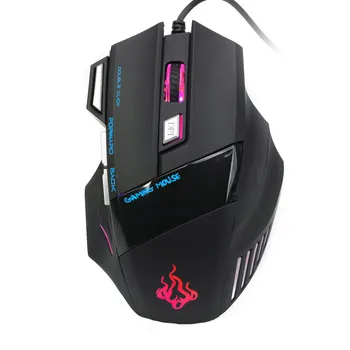 

2019 New 5500 DPI 7 Button LED Optical USB Wired Gaming Mouse Mice For Pro Gamer Cool Laptop PC #T2