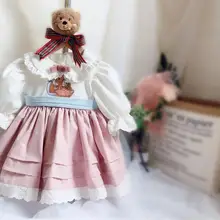 Roimyal Wholesale Turkish elegant bunny three-point sleeve princess dress fluffy Lolita sweet party dress free shipping
