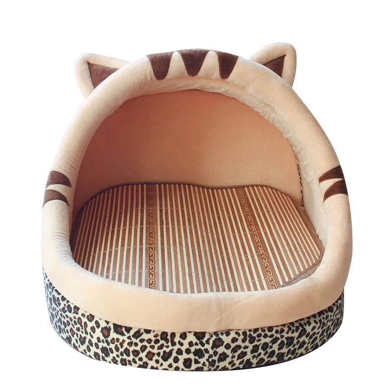 Плиссированная юбка дизайн мягкая ПЭТ Лежанка для котиков теплая подстилка кошка кровать многоцветный кошачье гнездо Nordic стильная