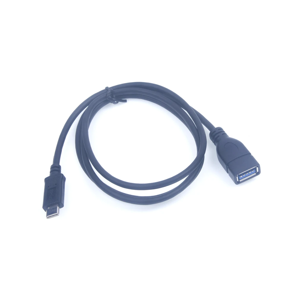 Переходник с Type C папа на USB 3 0 A мама 1 OTG кабель для передачи данных TYPE-C метр |