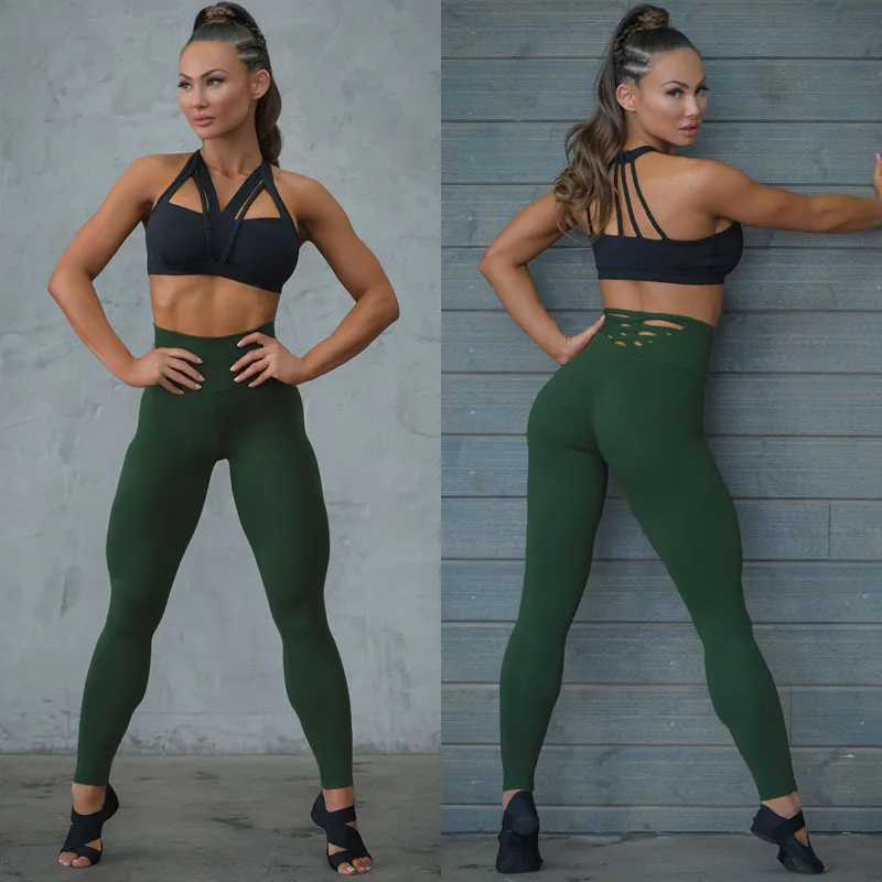 Повседневные женские Yogawear спортивные женские леггинсы Slim Fit Высокая талия Бег Спортивные Брюки Слаксы леггинсы брюки новый