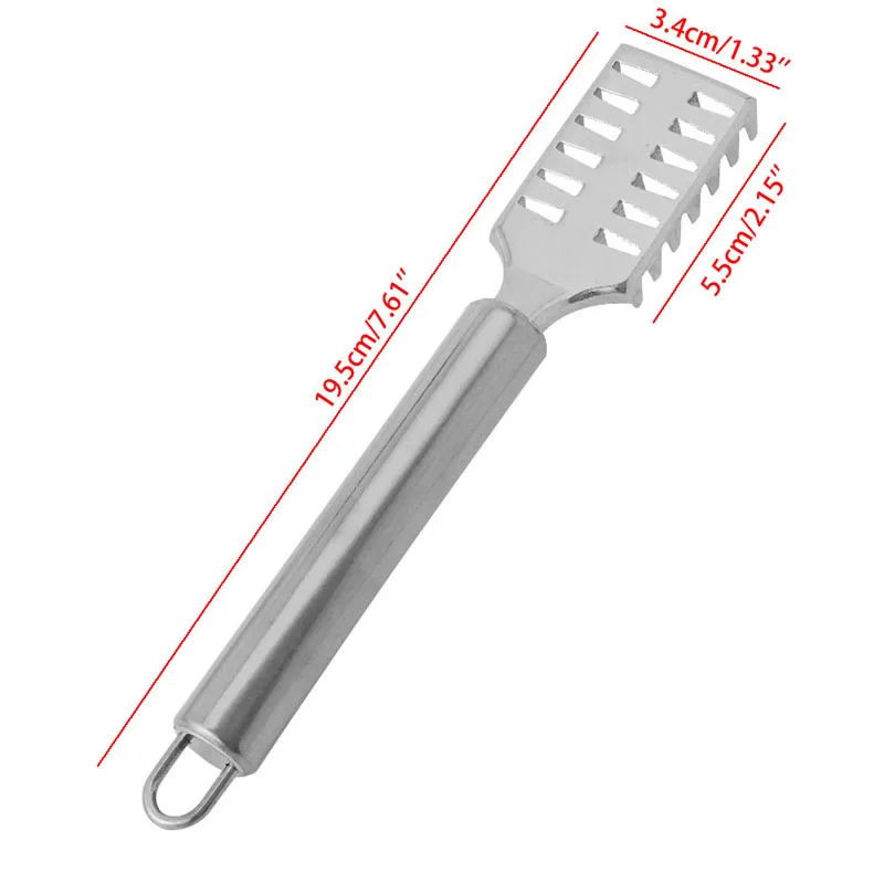 1 шт. кухонный инструмент из нержавеющей стали для удаления рыбьей чешуи, очиститель, скребок, Овощечистка для дома