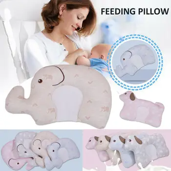 

Infant Newborn Baby Soft Shaping Pillow Sleeping Support Cushion Prevent Flat Head Baby Cute Elephant Cartoon U-shaped Pillow
