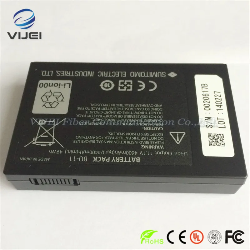 

Sumitomo BU-11 Battery Pack for Type-71C Type-81C T-71M T-81M T-71C/ T-81C/ Z1C Fusion Splicer BU-11 Battery