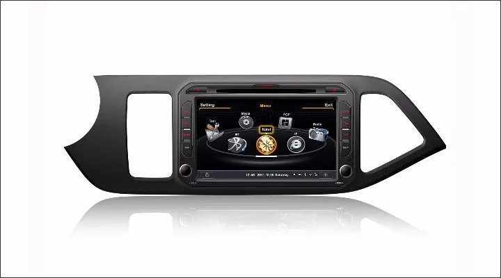 Clearance Liislee For KIA Picanto 2012~2014 Car Radio Audio Video Stereo CD DVD Player GPS Map Nav Navi Navigation S160 Multimedia System 5