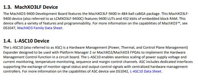 LCMXO3LF-9400C-ASC-B-EVN INFO 3