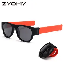 Oculos de sol поляризованные солнцезащитные очки круглые очки складные UV400 наручные солнцезащитные очки уникальный бренд дизайнер мужские и женские Gafas