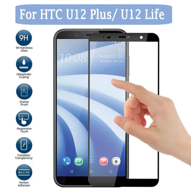 Защитное стекло для HTC U12 Life закаленное Htc Plus U 12 plus + U12life защитная пленка |