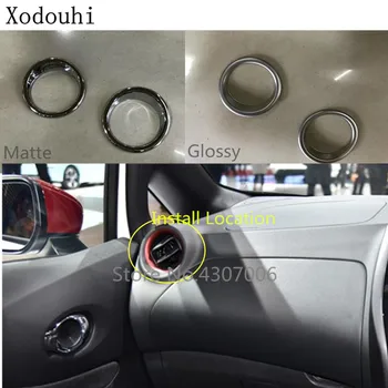 

Car Inner Garnish Cover Detector Trim Front Side Air Conditioning Outlet Vent Frame 2pcs For Nissan NOTE 2017 2018 2019 2020