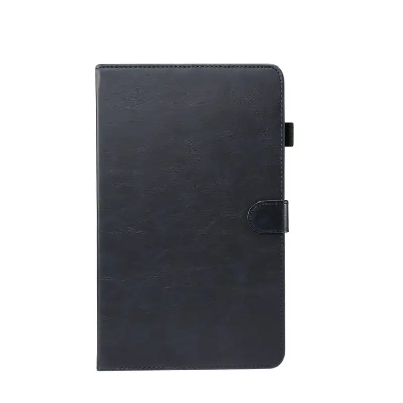 Роскошный чехол для samsung Galaxy Tab A 10,1 T510 T515, SM-T510 чехол, чехол для планшета из искусственной кожи, чехол-подставка+ пленка+ ручка - Цвет: Dark blue