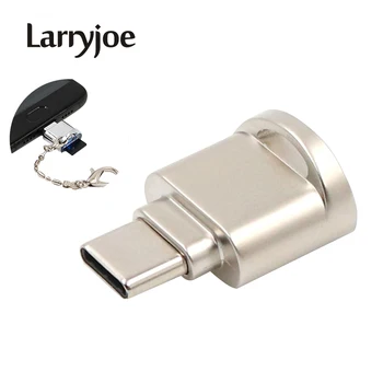 

Larryjoe High Quality Aluminum OTG USB 2.0 C Type-C Card Reader Adapter TF, Micro SD, SDXC Super High Speed Data Transmission