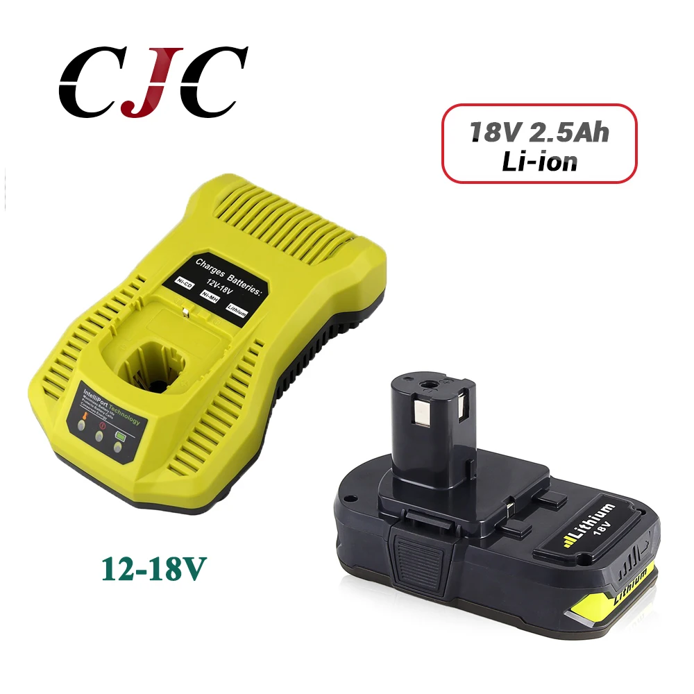 Сменный литий ионный аккумулятор для Ryobi RB18L25 One Plus 18 в 2500 мАч P103 P104 P105 P108 с зарядным