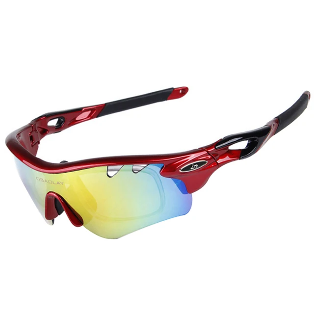 Best Offers Cycling Glasses Eyewear Polarized Cycling Sunglasses Mountain Road Bike Bicycle Glasses TR90 Goggles UV400 Ciclismo 5 Lens
