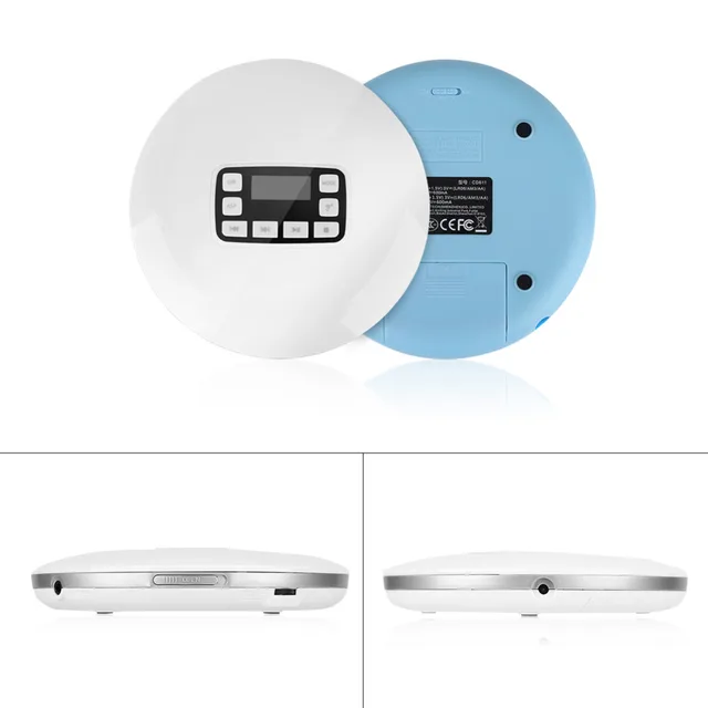 VBESTLIFE LCD Portable AUX CD Player + Headphone for MP3/CD/CD-R/CD-RW Disk 2018 new style CD Players