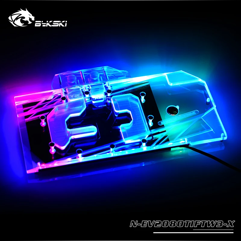 Bykski водный блок для EVGA RTX2080TI FTW3 водяное охлаждение GPU Блок кулер VGA совместимая