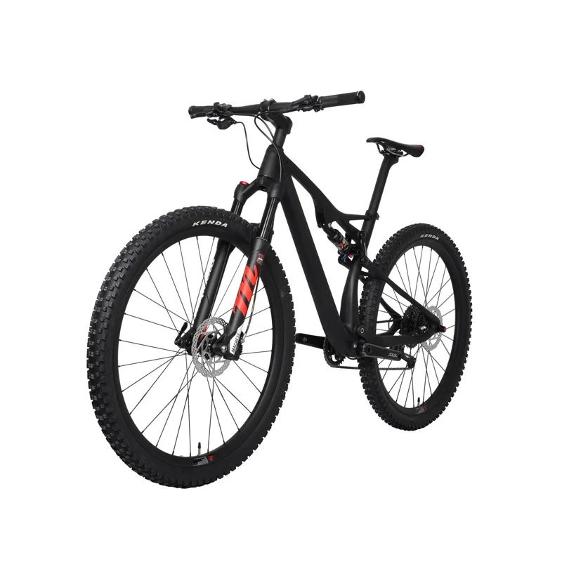 Cheap 2018 WINICE FULL SUSPENSION MOUNTAIN BIKE FRAME EPS MADE 142*12MM REAR THRU AXLE BB92 CHINA MTB M06 29ER CARBON FIBER FRAMES 17