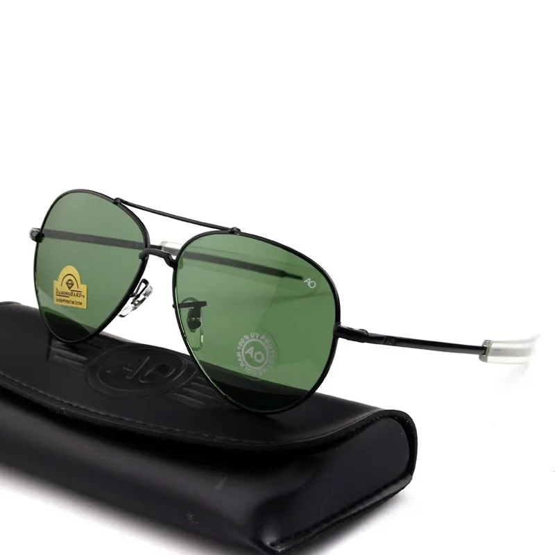 Новейшие Американские армейские военные AO брендовые дизайнерские солнечные очки-авиаторы стеклянные линзы мужские солнцезащитные очки es oculos masculino с оригинальным логотипом