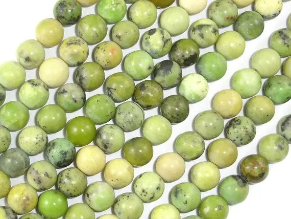 Chrysoprase Beads, 8mm Round Beads, 15.5 Inch, Full strand, Approx 48 beads1
