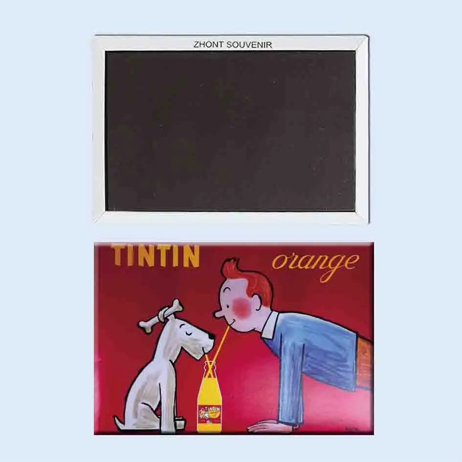 

TinTin Orange Beverage advertising posters 24036 Retro nostalgia fridge magnets