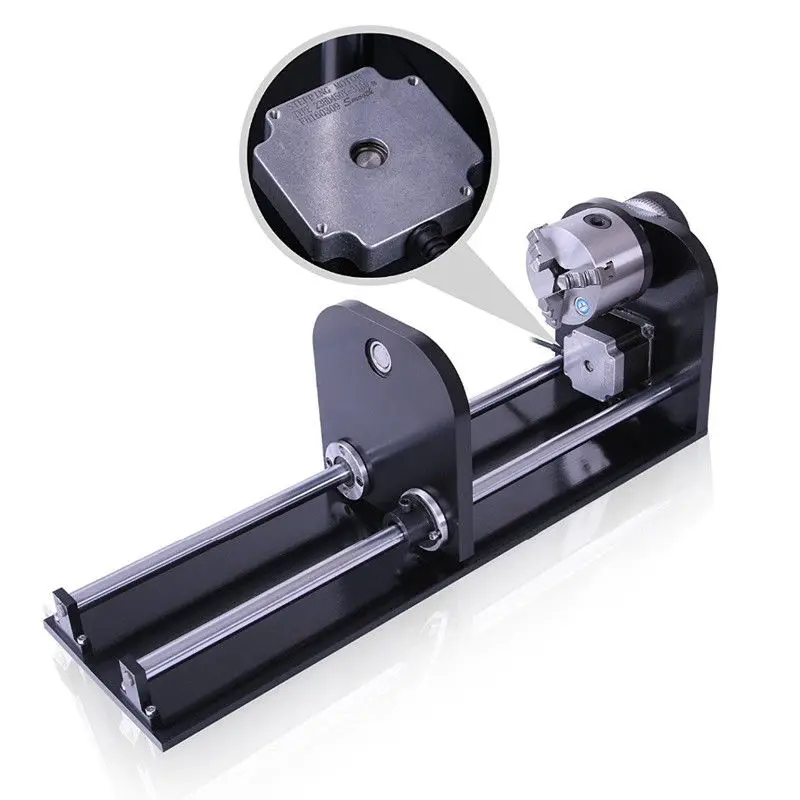 Rotary axis laser CO2 machine