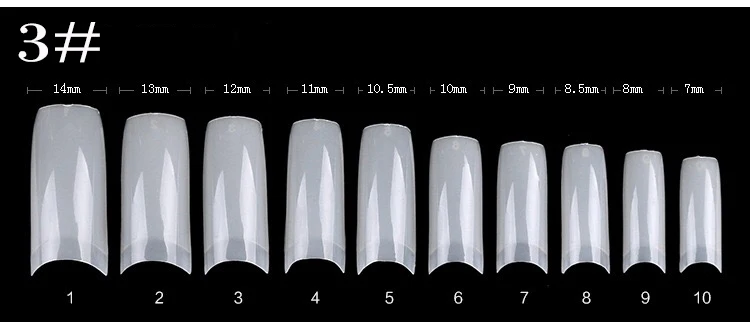 1 Набор, 100 шт., накладные кончики для ногтей, Натуральный прозрачный дизайн ногтей, дисплей, практика, акриловый УФ Гель-лак, инструмент для маникюра