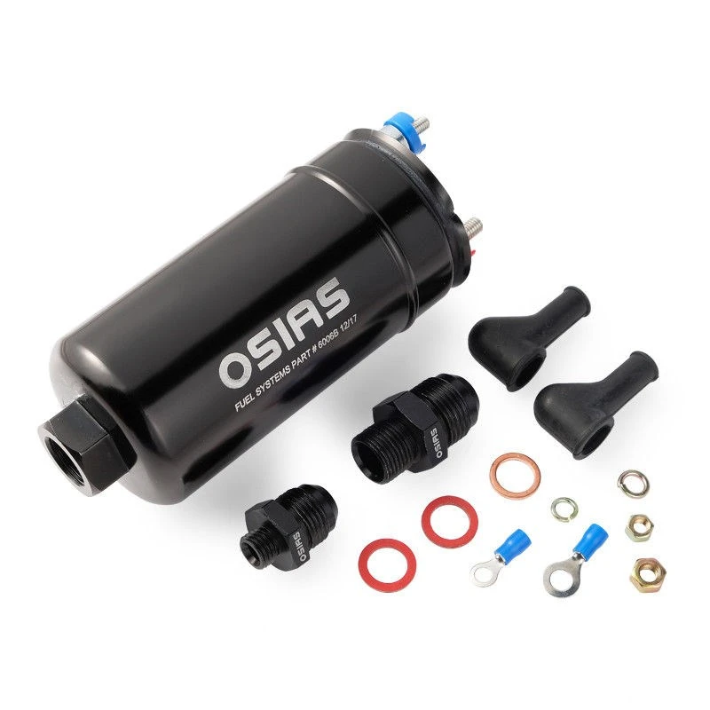 OSIAS Brand new 380LPH Inline External Fuel Pump 10AN Inlet + Check
