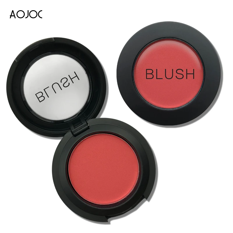 

Aojoc Makeup Set Single Color Pure Mineral Powder Blush Cheek Blusher Palette Make Up Baked Bronzer Contour Sleek Face Powder